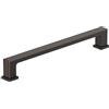 Amerock 10BX37033ORB | Maniglia per armadio in bronzo lucidato ad olio | 160 mm da centro a centro | Confezione da 10 | Bridgeport | ferramenta per mobili