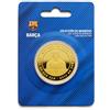 MOCIWORLD FC Barcelona Moneta da Collezione 4 x 0,3 cm, Stemma Ufficiale del Club, Lamine Yamal in Rilievo, Numero 10, Signature, Oro Colore, Edizione Limitata 2025-26, Regalo per i Fan