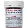 Sugarflair Colours Sugarflair Chocolate Colour Pink, Rosa - Colorante Alimentare, Colorante Cioccolato per Colorare Cioccolatini e Praline - 35g