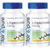 Fair & Pure® - L-Triptofano 500 mg - Vegan - Aminoacido essenziale - Alto dosaggio - 120 Capsule