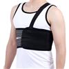 Behogan 1 fascia per costole rotte, 80 - 115 cm, traspirante, pettorale e cintura lombare, fascia per lesioni ai muscoli costali, costole schiacciate o chirurgia cardiaca