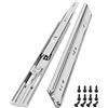 HLC Guide scorrevoli per cassetti, armadietti, cassetti, 250 mm, resistenti, capacità di carico 45 kg, estensione completa, cuscinetti a sfera, chiusura automatica, per mobili da cucina, cassetti del
