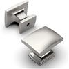 Amerdeco 10 pezzi Pomelli per Mobili da Cucina Nichel Satinato Maniglie cucina armadietti in acciaio Lega di zincoper mobili da cucina per mobili UK0091