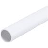 QUARKZMAN Tubo Rigido Rotondo in PVC 12mm ID 14mm OD 8 Lunghezza Bianco ad Alta Resistenza per Tubi d'Acqua, Artigianato, Guaina Cavi