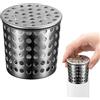 Kytpyi Parafoglie per Canali di Gronda, Protezione Dalle Foglie, Anticorrosiva Antiruggine Grondaie in Acciaio Inox contro Pietre Animali ecc, per Cucina Terrazza Giardino (Diametro 50-63mm)