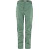 Fjällräven Fjallraven 14200169-614 Abisko Hike Zip-off TRS W Pantaloni Sportivi Donna Patina Green Taglia 42/R