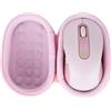 Lebakort Duro Viaggio Caso Custodia per Logitech M650 Mouse (rosa)