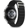 KeeFos Cinturino Alpine Loop per Samsung Galaxy Watch 7/6/5/4 (40,44mm)/Galaxy Watch FE, Cinturino Sportivo in Nylon e Titanio G-Hook per Galaxy Watch 6 Classic (43,47mm)/Watch 5 Pro 45mm - Nero