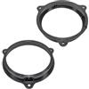 tomzz Audio 2819-000 Staffe adattatore anelli altoparlanti compatibili con Hyundai i20 GB 2a generazione dal 2015 Porta anteriore e porta posteriore per altoparlanti DIN 165mm