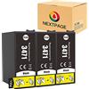 NEXTPAGE 34XL - Cartucce di ricambio per Epson 34XL, colore nero, compatibile con stampanti Workforce Pro WF-3720DWF WF-3725DWF WF-3720 WF-3725 WF3720 WF3725 (3 x 34 XL, colore: Nero