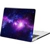 FFBOFFC Custodia Rigida Compatibile con MacBook Pro 14 Pollici 2023 2022 2021 Modello M3 A2992 A2918 M2 A2779 M1 A2442 con Touch ID, Custodia in Plastica Protettiva Copertura Case, Galassia Viola