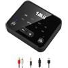 1Mii Trasmettitore Bluetooth 5.3 per TV a 2 Cuffie, Adattatore Wireless a Lunga Portata 30m per TV con aptX Low Latency/AD/HD, Ingressi Audio Optical/USB/3.5mm AUX/RCA