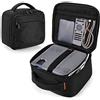 CURMIO Borsa da Mini Videoproiettore, Custodia per Proiettore, Nero | Compatibile con VANKYO/ ELEPHAS/ APEMAN, Tasca Accessori, Maniglia, per Riunioni di Lavoro/ Viaggi/ Feste/ Eventi, Solo Borsa