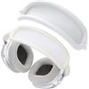 kwmobile Custodia Protettiva Silicone per Cuffie Compatibile con Apple AirPods Max/AirPods Max 2 - Headband Cover - Cuscinetto Aggiuntivo bianco