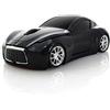 ECOiNVA Mouse ottico per auto, wireless, per computer portatile, 2,4 GHz, colore: nero