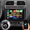 DYNAVIN Autoradio Android Navigatore per VW Polo 2014-2017, 9 pollici OEM Radio con Wireless CarPlay e Android Auto | Head-up Display | Dab+ Radio: D9-69H Premium Flex