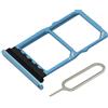 MMOBIEL Doppio Vassoio Carta SIM Compatibile con Huawei P30 2019 - Porta Scheda SIM - Inclusa guarnizione di gomma e Sim Pin - Blu