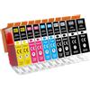 Jhaan 550XL 551XL Cartucce Compatibili per Canon PGI-550 CLI-551 PGI550 XL