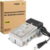 maxx.onLine vst9341 a amplificatore per tv via cavo, 34 DB, regolabile, BK Amplificatore Cavo vernsehen DVB-T, DVB-C amplificatore per antenna