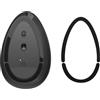 kwmobile Set Piedini di Ricambio per Mouse Compatibile con Logitech MX Vertical Mouse - Gommini nero - per Maggiore Controllo e Scorrevolezza