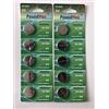 Poundmax Pila a Bottone 10 x CR2032 Litio 3V, 20mm x 3,2mm, per Auto Allarme Portachiavi Orologi Giocattoli Fotocamere Calcolatrici