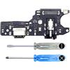 MMOBIEL Connettore Dock Compatibile con Xiaomi Redmi Note 9 2020 - Presa di Ricarica USB C - Audio Jack/Microfono/Antenna di Ricambio - Incl. Cacciaviti