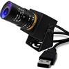 Svpro 2 MP Global Shutter USB Camera 90 FPS Telecamera ad alta velocità con zoom da 5 a 50 mm, messa a fuoco manuale Webcam per Glof Swing, 10 X zoom ottico telecamera industriale USB Plug and Play