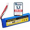 PATONA - Batteria di ricambio per JBL GSP872693 (3000 mAh), compatibile con JBL Flip 3