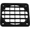 Aerzetix Set di 4 Griglie per Ventola 40x40 mm in plastica per Computer PC stampanti dispositivi audiovisivi proiettori multimediali/Colore Nero