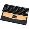 CutiePcs WOBKEY Zen 65 - Tastiera meccanica a sgancio rapido, alloggiamento in alluminio CNC a sgancio rapido, hot-swappable, Tri-Mode (BT/2,4G/USB-C), illuminazione RGB, QMK/VIA, adatta per Mac e