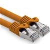 1CONN 10 m - arancione - 1 pezzo CAT.7 cavo Ethernet per computer (cavo grezzo) S-FTP LSZH PIMF 10 GB S RJ45 spina Cat6a