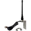 UAYESOK Antena marina VHF Base de goma 156-163Mhz Antena con cable RG-58 de 5 m Conector PL259 con soporte en L de acero inoxidable y pernos en U