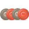 Motorola Moto Tag 2 (4-pack), tracker Android™, Bluetooth Channel Sounding + UWB, protezione IP68, batteria lunga durata, PANTONE Arabesque & Laurel Oak