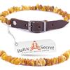 Baltic Secret Selected Baltic Amber Collana Ambrata Per Cane E Gatto Protezione Naturale Contro Pulci Zecche E Pidocchi 100% Autentica Ambra Del Baltico Tutte Le Dimensioni