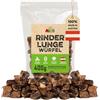ALTO Cappucci da allenamento di alta qualità per cani, cubi di polmoni bovini secchi, 100% naturali per cani, articoli da masticare, snack da masticare per allenamento, 400 g