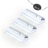 kalb Material für Möbel kalb | Illuminazione LED per bordi in vetro Ambilux Clip trasparente 3000 K 5000 K 1-10 set 4-10 mm interruttore a pedale in vetro espandibile per dimmer/controller Plug &