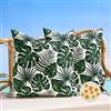 BonBotimen Cuscini Divano 50x50 Verde Monstera Deliciosa, Piante Tropicali, Federe Cuscini Impermeabile Copricuscini Decorativa per Esterni per Giardino, Balcone, Divano e Letto, Set da 2
