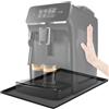 LAOYE Tappetino macchina caffe 48x29 cm Tappetino silicone bordi Tappeto macchina caffè base caffè vassoio macchina caffe nespresso sotto compatibile con De'Longhi Magnifica, Philips LatteGo, Cecotec