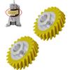 KANGWFAN 2 pezzi di ricambio per ingranaggi gialli W10112253, compatibili con mixer Kitchenaid, pezzi di ricambio per robot da cucina, per ingranaggi a vite senza fine, per 5KSM150 5KSM45 5KSM90 5KSM125