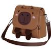 Oh My Pop! Oh My Pop Froggy-Borsa-Zaino Convertibile Kawaii, Turchese, 24 x 22 cm