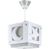 Dalber Lampada a sospensione per bambini Dalber Moonlight, luna e stelle, grigio chiaro di luna 63232ME, lampade per bambini, bambine e neonati