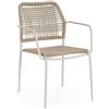 BIZZOTTO OUTDOOR JABLE SEDIA CON BRACCIOLI SAND 0665058