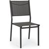 BIZZOTTO OUTDOOR HILDE SEDIA ANTRACITE 0662842/0663630