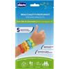 Chicco braccialetti profumati in silicone 5 pezzi - 951618420 - farmaci-da-banco/altri-disturbi/antizanzare-e-antimeduse
