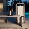Novellini - Tavolino Outdoor Bordo Piscina con Portasalviette, varie finiture