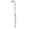 Novellini - Colonna Doccia Outdoor DOCDOS con Miscelatore, Soffione e Doccetta, finitura Cromo