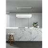 Falmec Cappa a isola Levante finitura vetro bianco da 120 cm - 600 m3/h - IN PROMOZIONE CON VOUCHER FINO AL 22/06