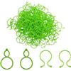 Nhgkju 200 clip per piante rampicanti - clip per piante rampicanti in plastica (4 x 2,7 cm) - mollette per piante per pomodori, cetrioli, fagioli - mollette riutilizzabili per fiori per giardino e