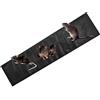 YJZQ Tavola per mouse con trappola per colla, grandi piastre autoadesiva, 5 pezzi, tappetino magico cattura mosca, cuscino anti topi e topi, nero, 1,2 m x 28 cm