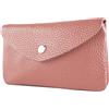 modamoda de - P11 - ital Portafoglio da donna in pelle medio, Rosa antico., M, Antico